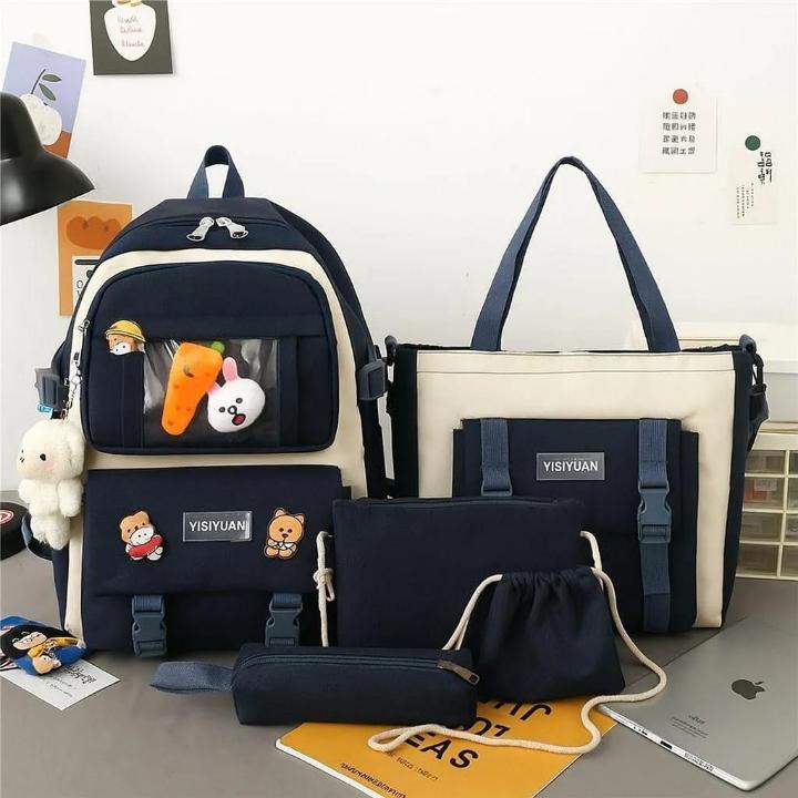 4-Piece Kids Backpack Set – Backpack, Tote Bag & Matching Bags