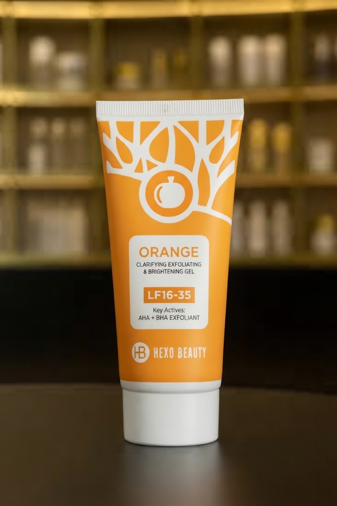 Orange Enzymes Exfoliating Brightening Gel (100ml) – Gentle Facial Peeling & Glow Treatment